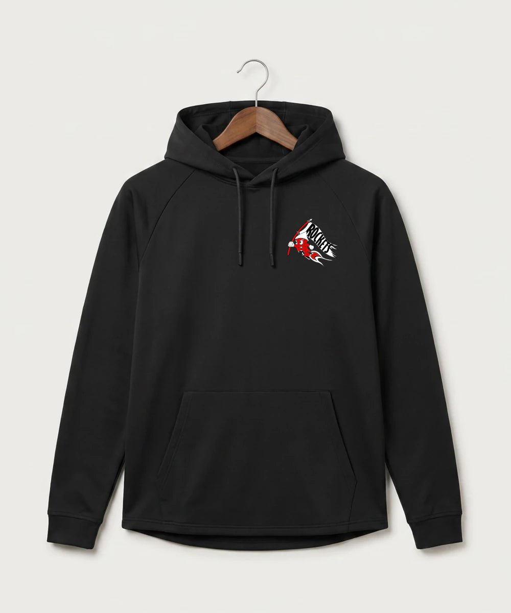 John Marshall High School Cross Country (Coed) - Black Hoodie - Left Chest