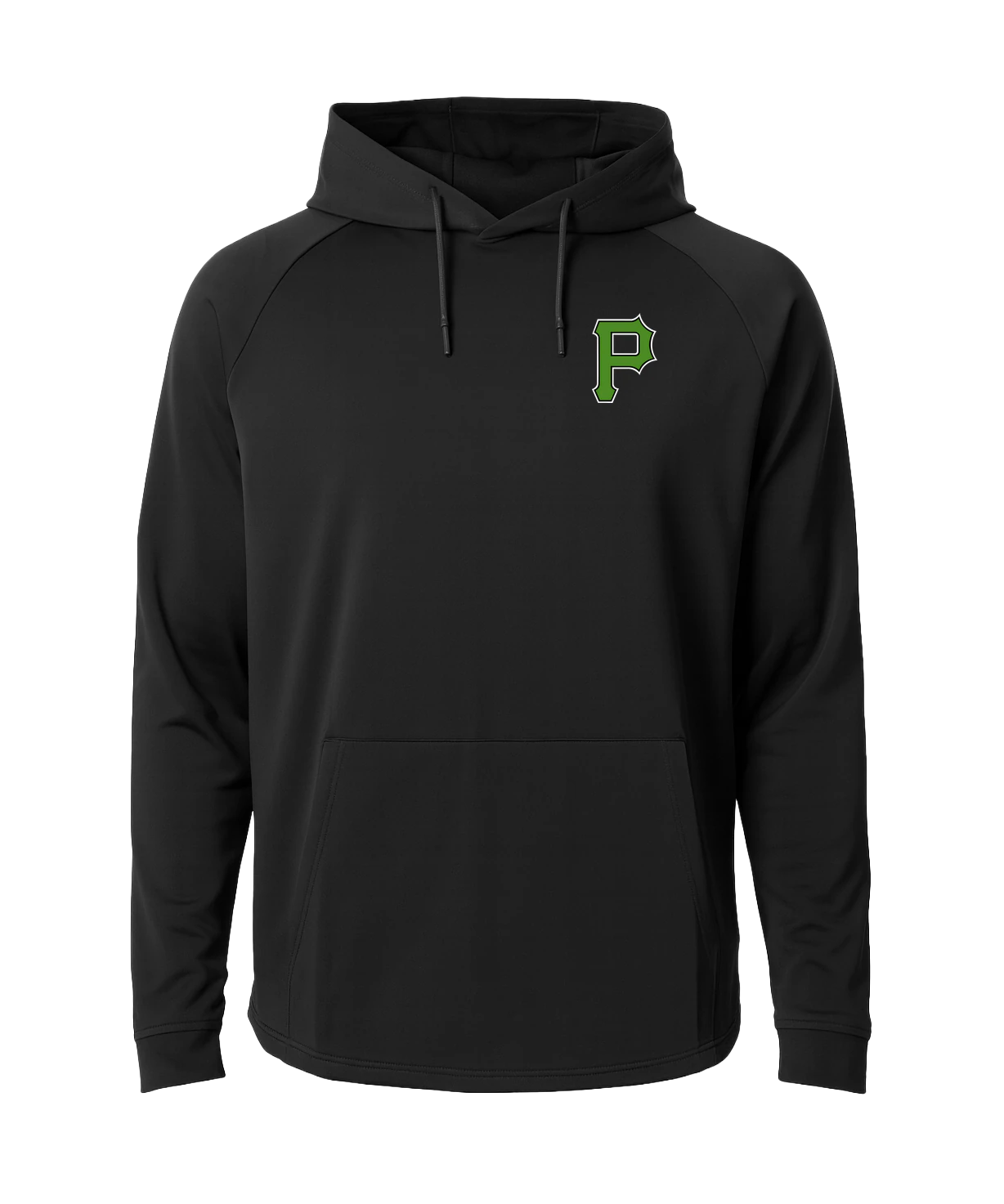 Pipestone Baseball - Black Hoodie - Left Chest