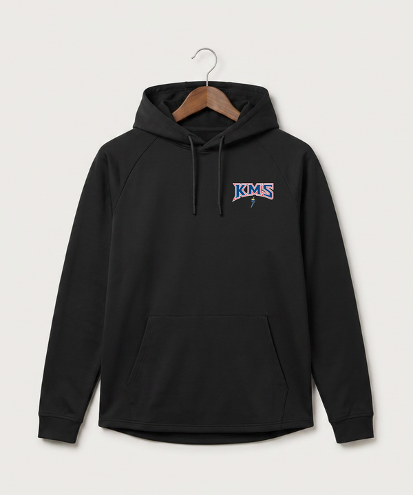 Kerkhoven-Murdock-Sunburg High School Football (Boys) - Black Hoodie - Left Chest