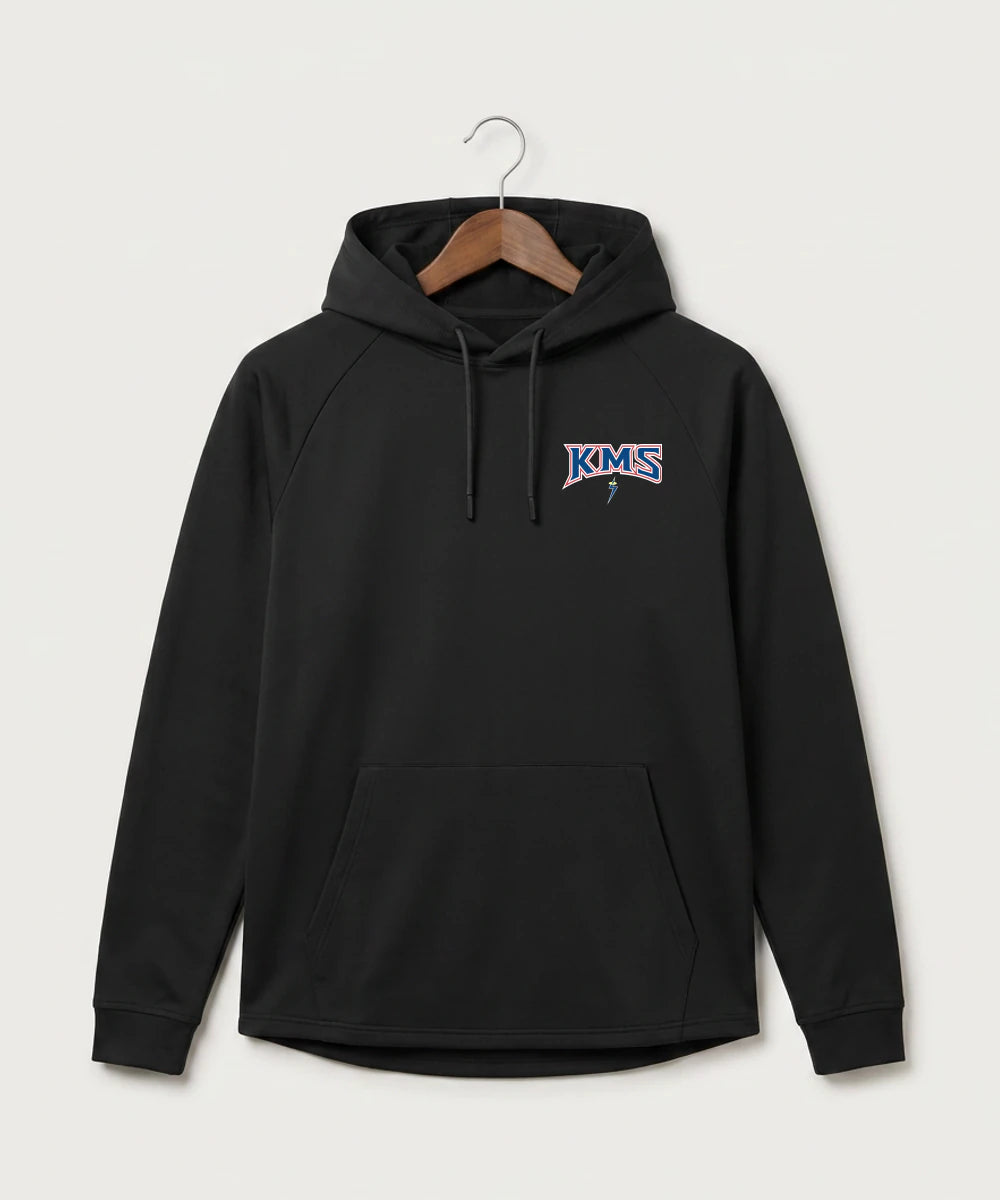 Kerkhoven-Murdock-Sunburg High School Football (Boys) - Black Hoodie - Left Chest