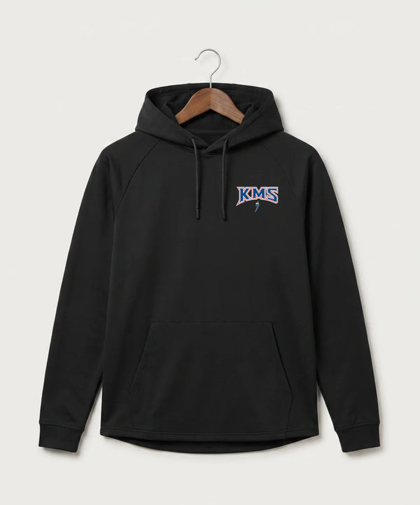 Kerkhoven-Murdock-Sunburg High School Football (Boys) - Black Hoodie - Left Chest