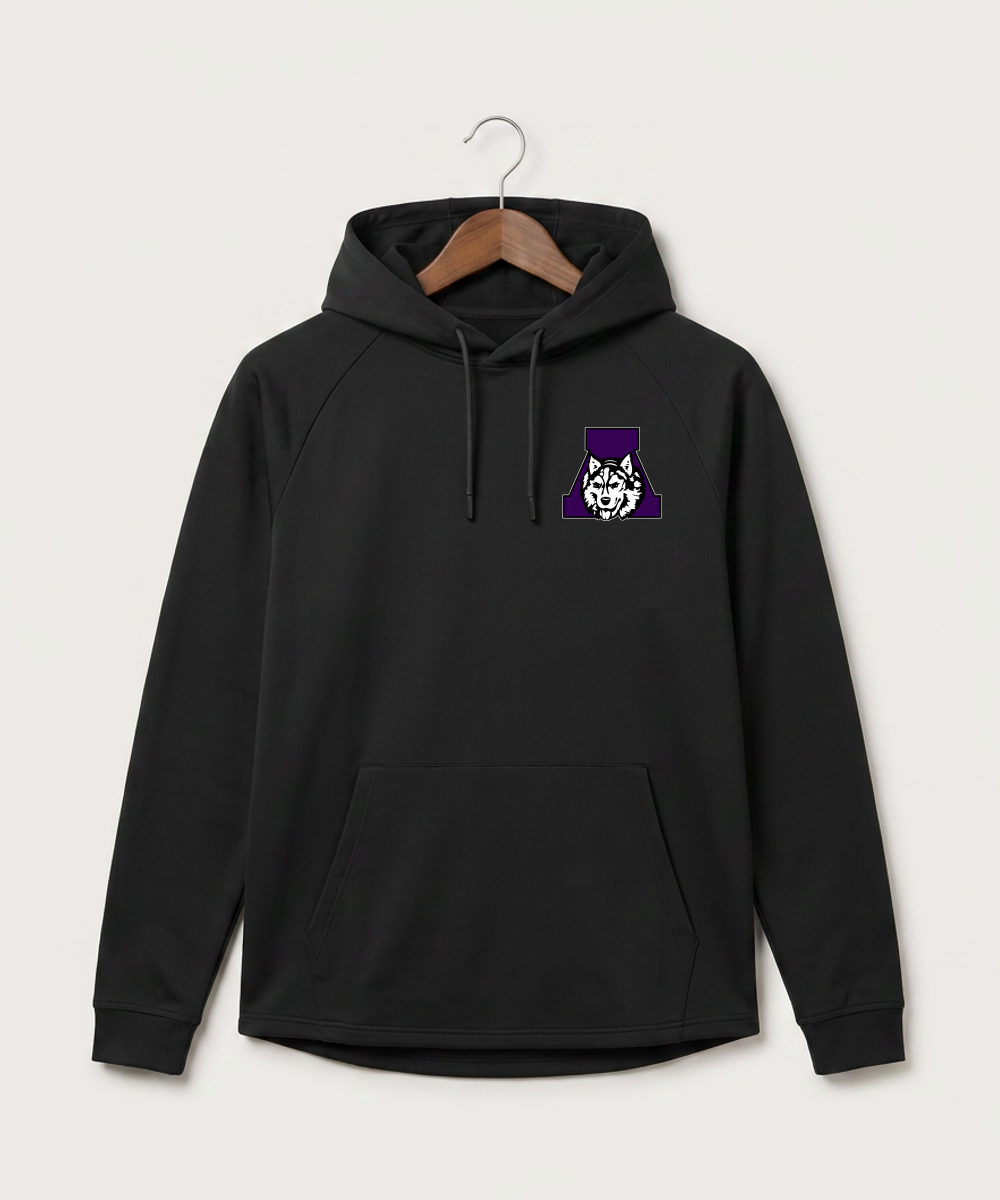 Albany High School Football (Boys) - Black Hoodie - Left Chest