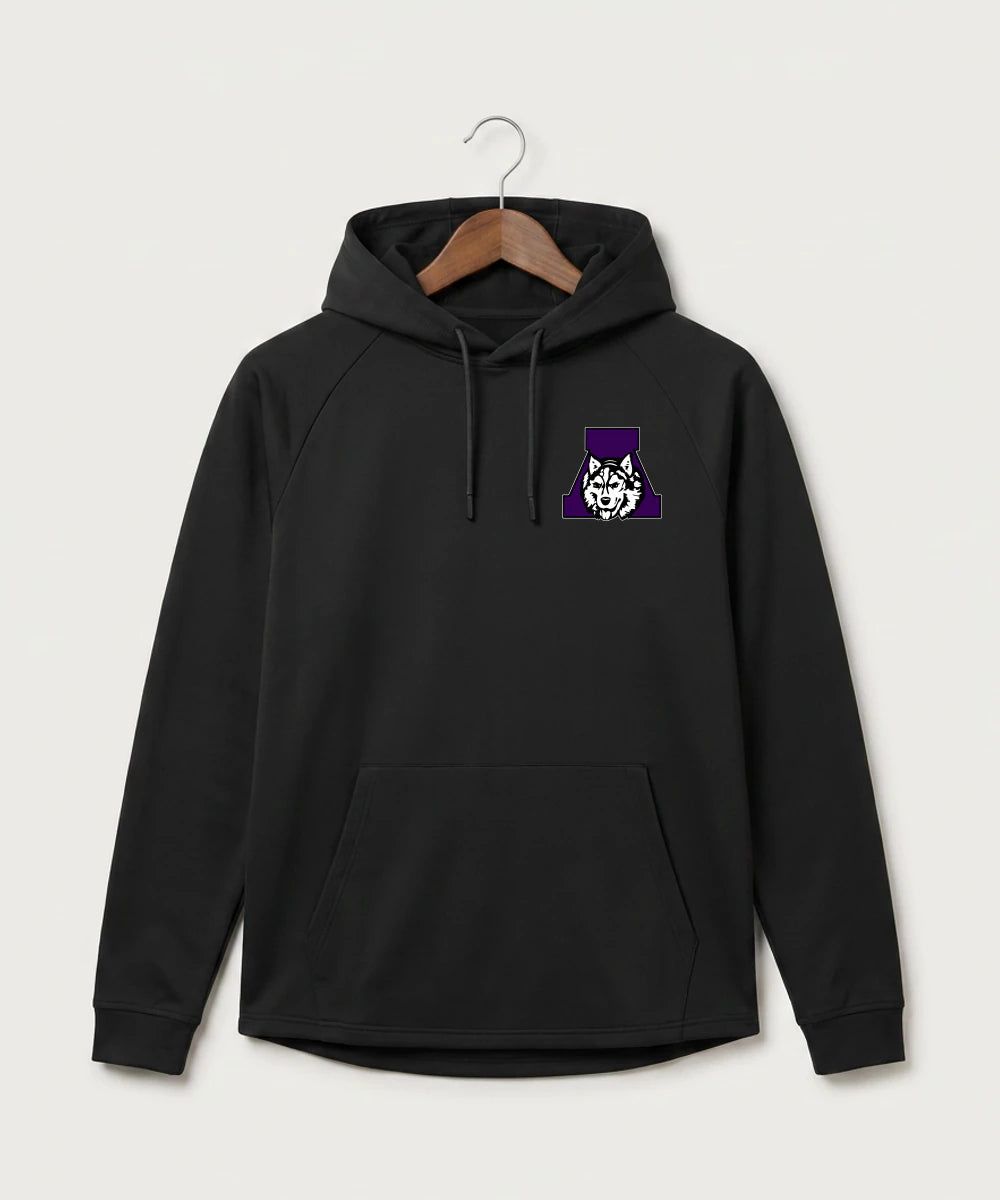 Albany High School Football (Boys) - Black Hoodie - Left Chest