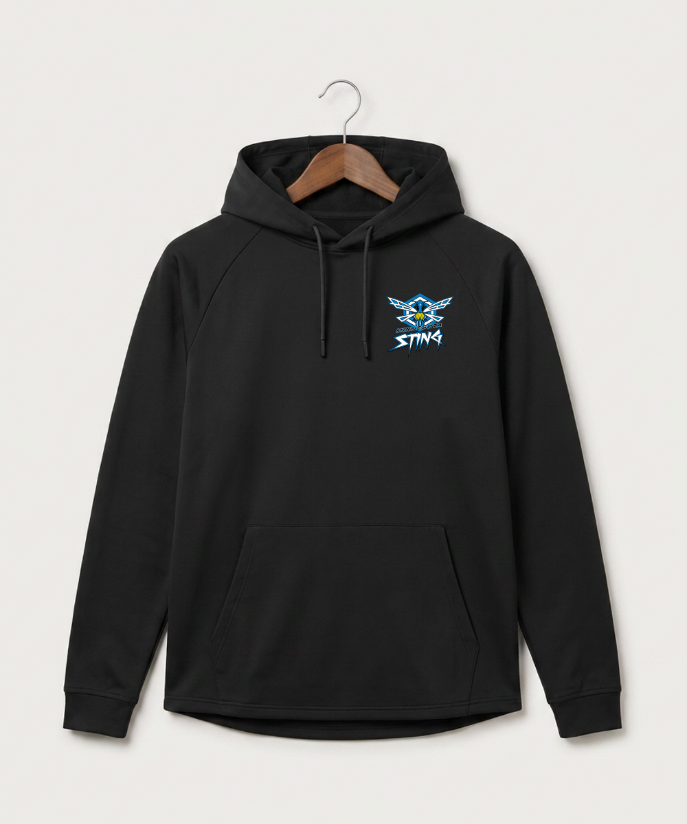 Minnesota Sting Athletics - Black Hoodie - Left Chest