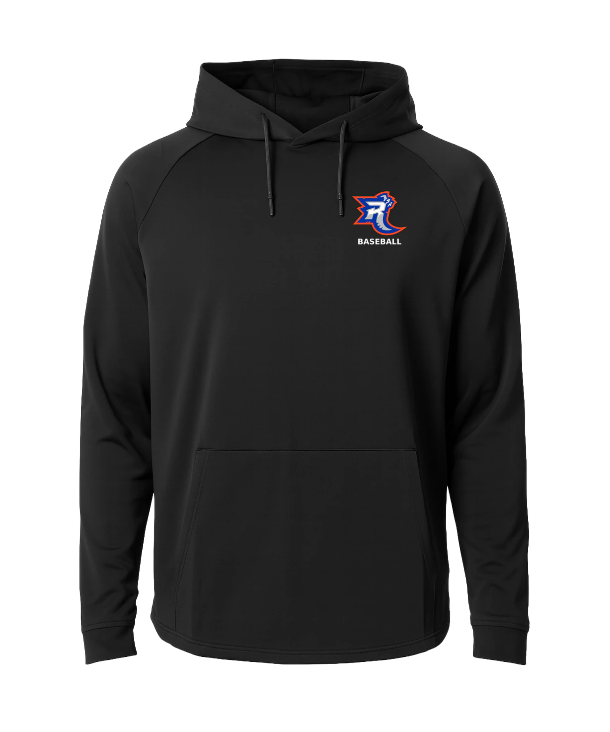 Carlton Wrenshall Baseball - Black Hoodie - Left Chest