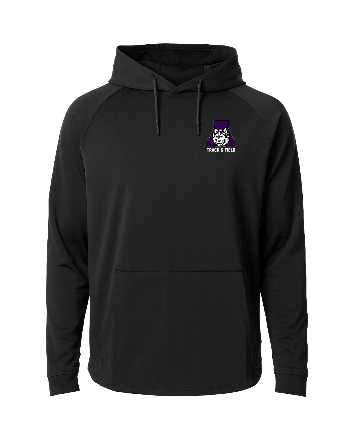 Albany Track & Field - Black Hoodie - Left Chest