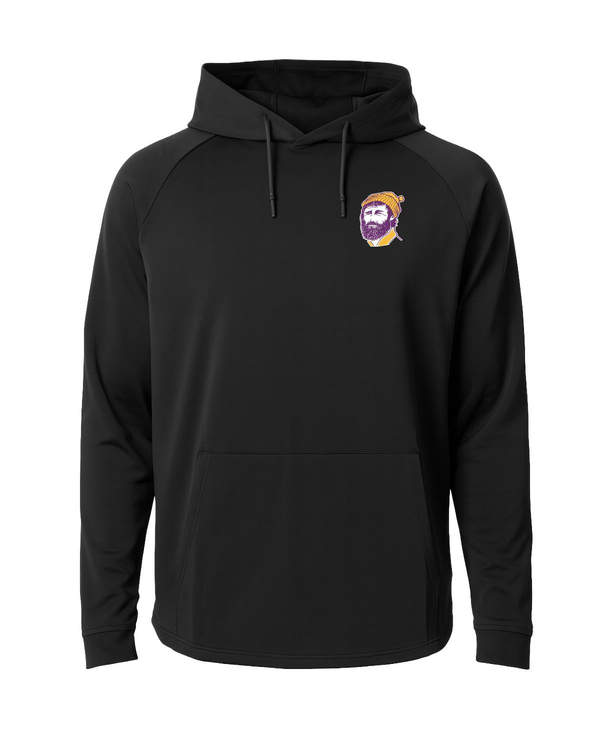 Cloquet Baseball and Softball - Black Hoodie - Left Chest