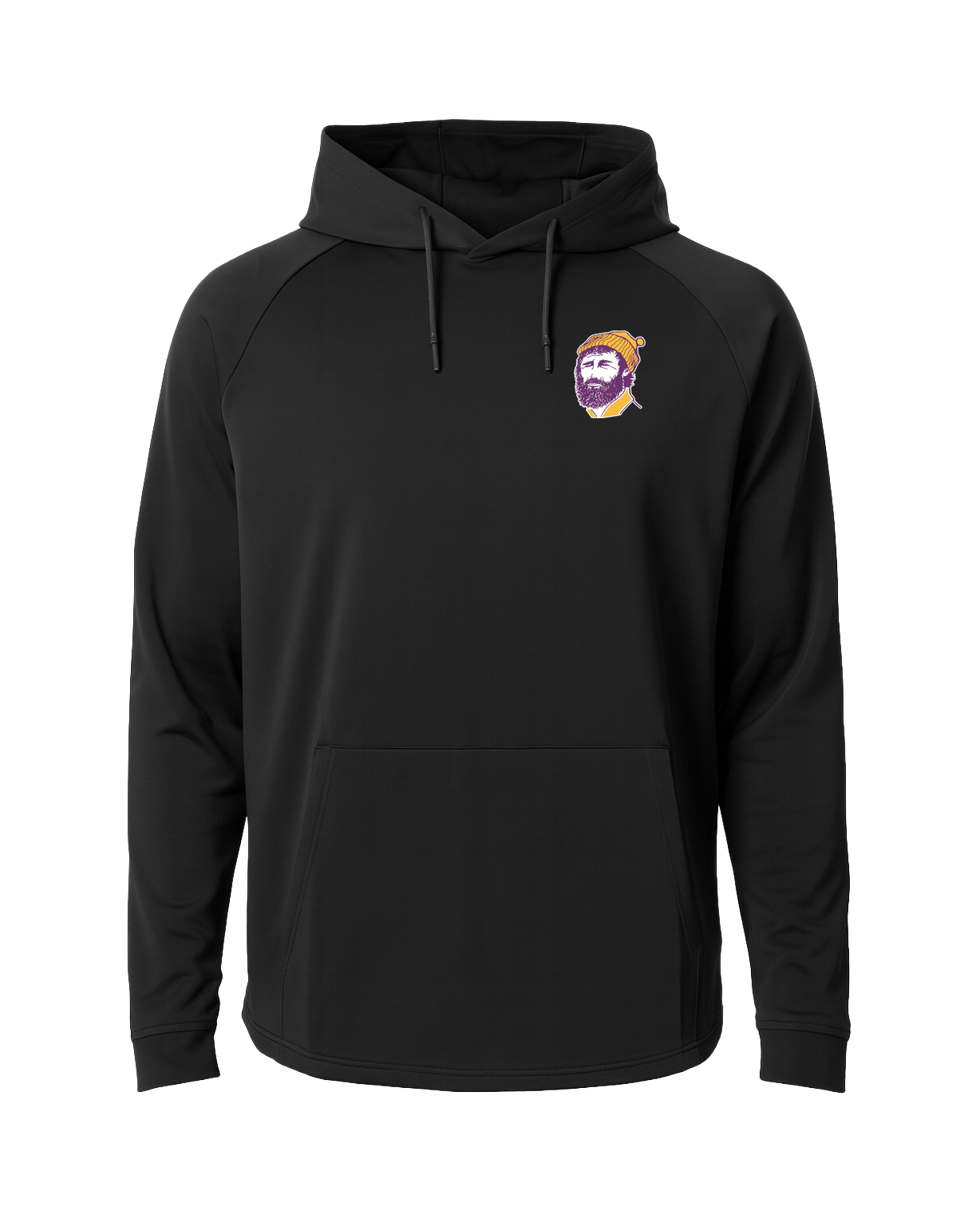 Cloquet Baseball and Softball - Black Hoodie - Left Chest