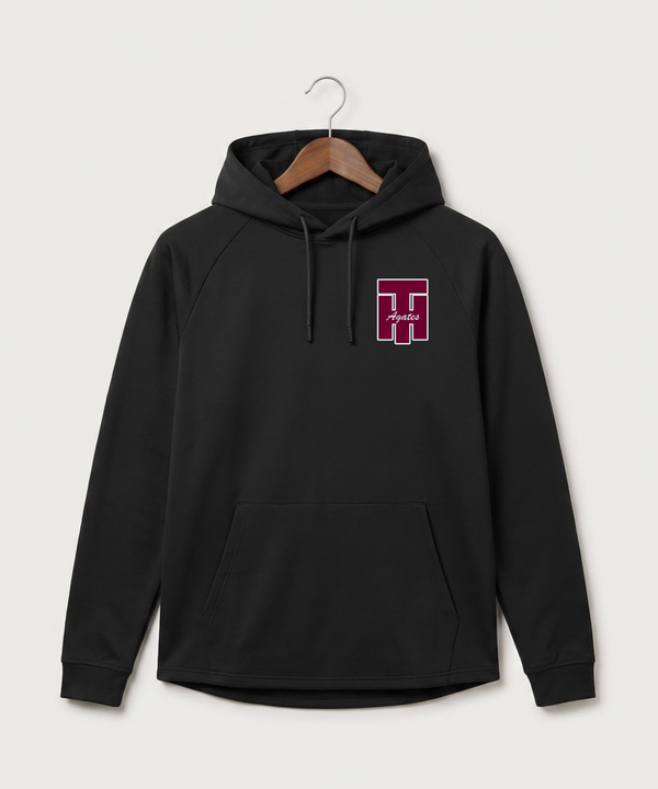 Two Harbors High School Football (Boys) - Black Hoodie - Left Chest