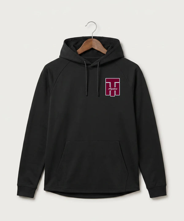 Two Harbors High School Football (Boys) - Black Hoodie - Left Chest