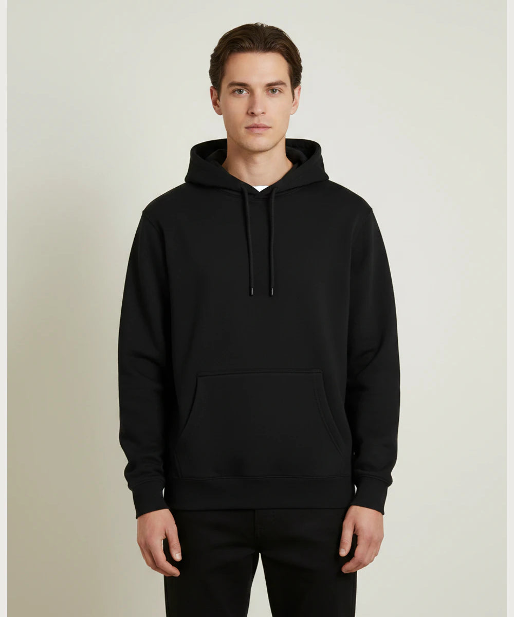 Notre Dame High School Team Store - Black Hoodie Value - Full Front (model)