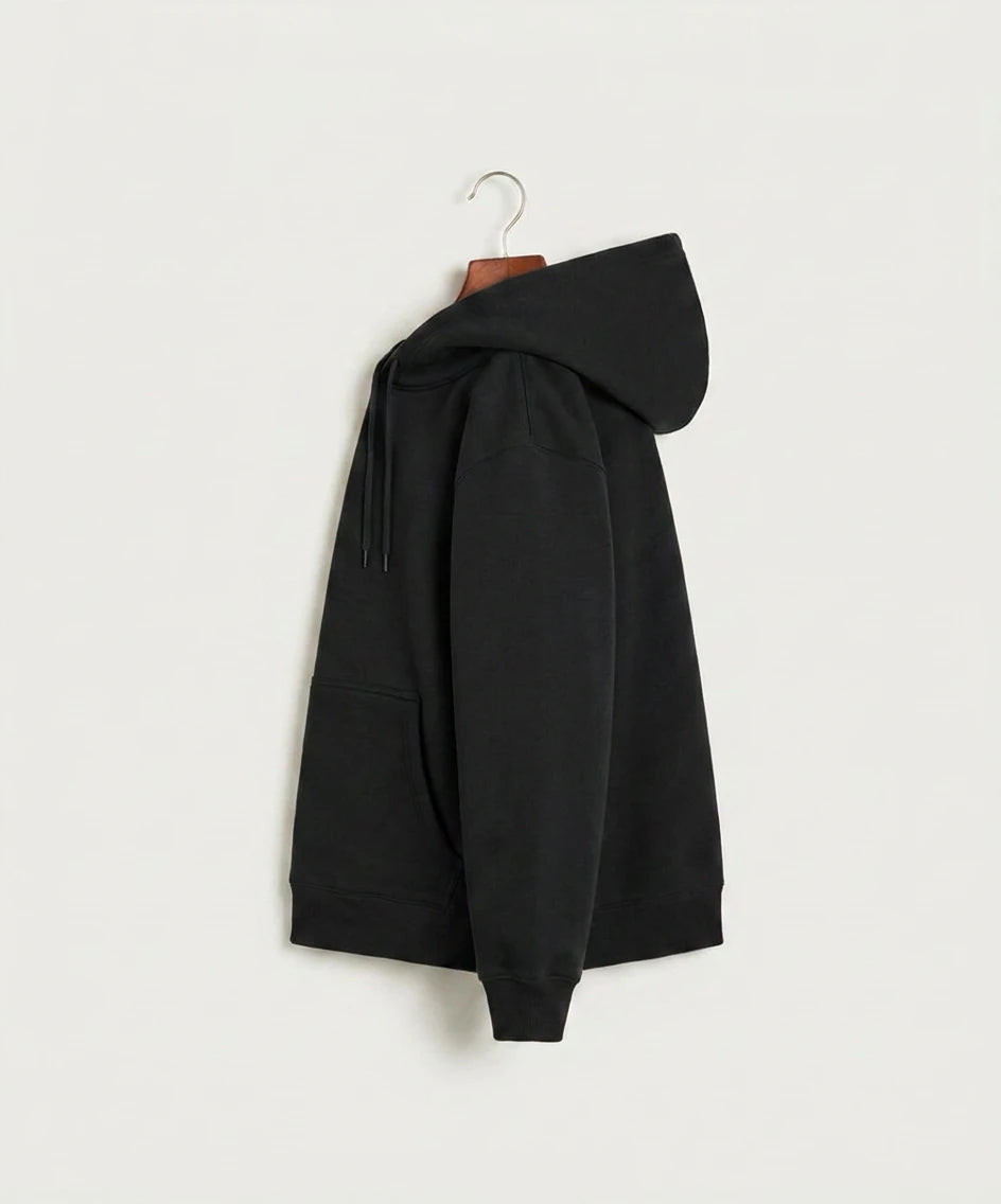 Amboy Football general - Black Hoodie Value - Full Front (side)