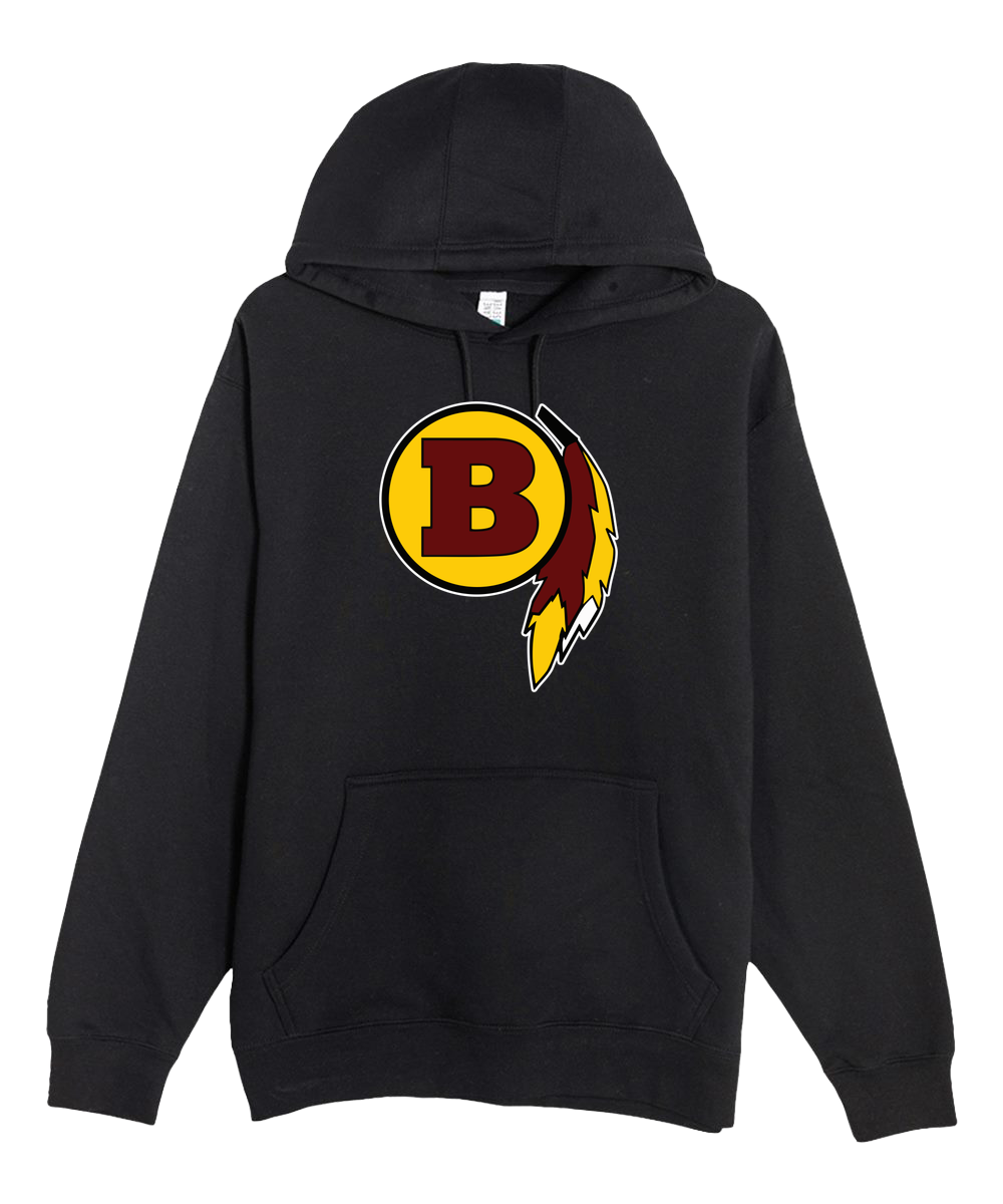 Benson Football - Black Hoodie Value - Full Front