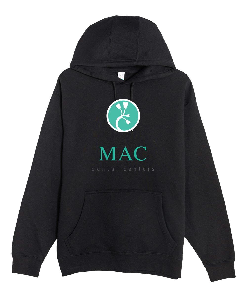Mac Dental Business - Black Hoodie Value - Full Front