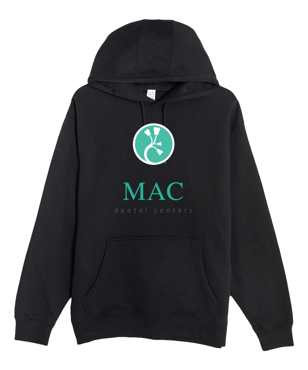 Mac Dental Business - Black Hoodie Value - Full Front
