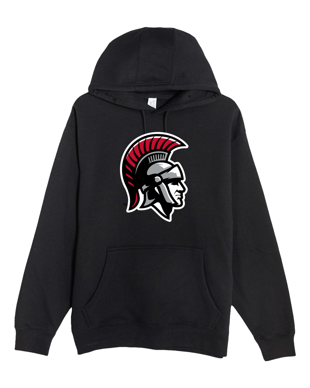 Worthington Football - Black Hoodie Value - Full Front