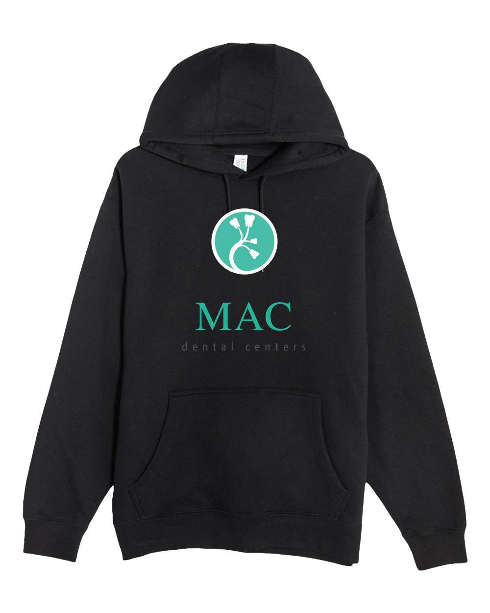 Mac Dental Business - Black Hoodie Value - Full Front