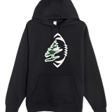 DC Everest Middle School Football — example store - Black Hoodie Value - Full Front