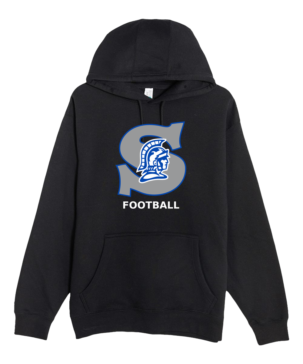 Southwest Football - Black Hoodie Value - Full Front