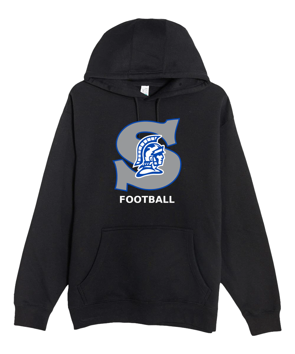 Southwest Football - Black Hoodie Value - Full Front