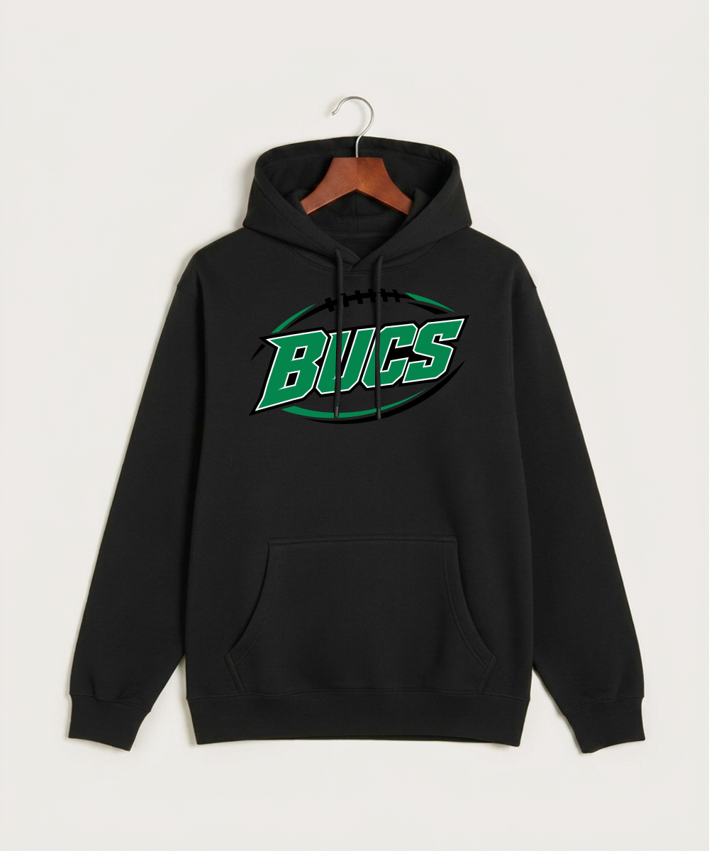 Waterville-Elysian-Morristown High School Football (Boys) - Black Hoodie Value - Full Front