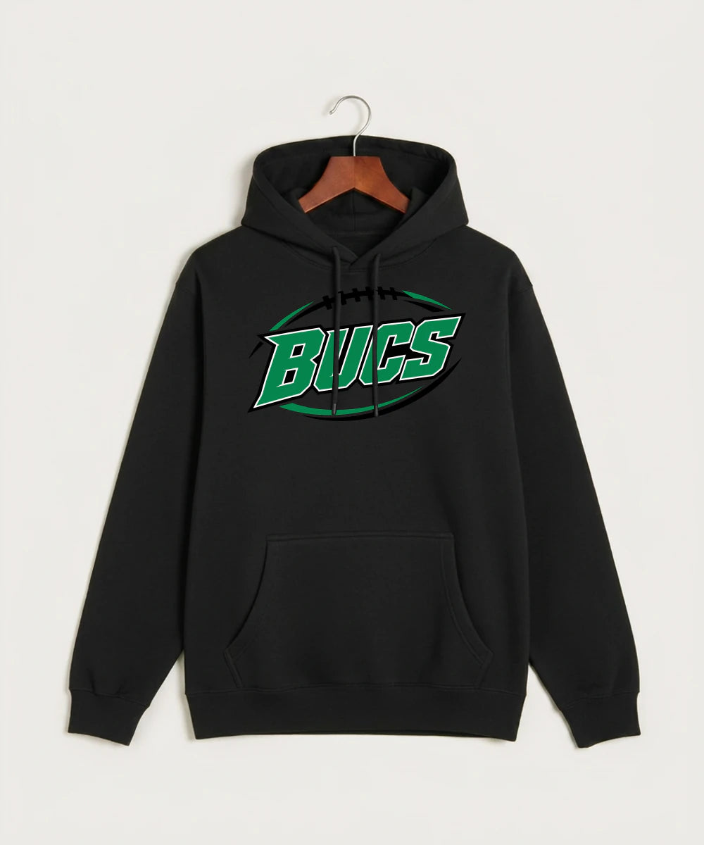 Waterville-Elysian-Morristown High School Football (Boys) - Black Hoodie Value - Full Front