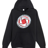 Houston Volleyball - Black Hoodie Value - Full Front