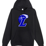 Lakeview Football - Black Hoodie Value - Full Front