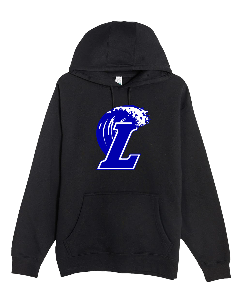 Lakeview Football - Black Hoodie Value - Full Front