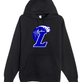 Lakeview Football - Black Hoodie Value - Full Front