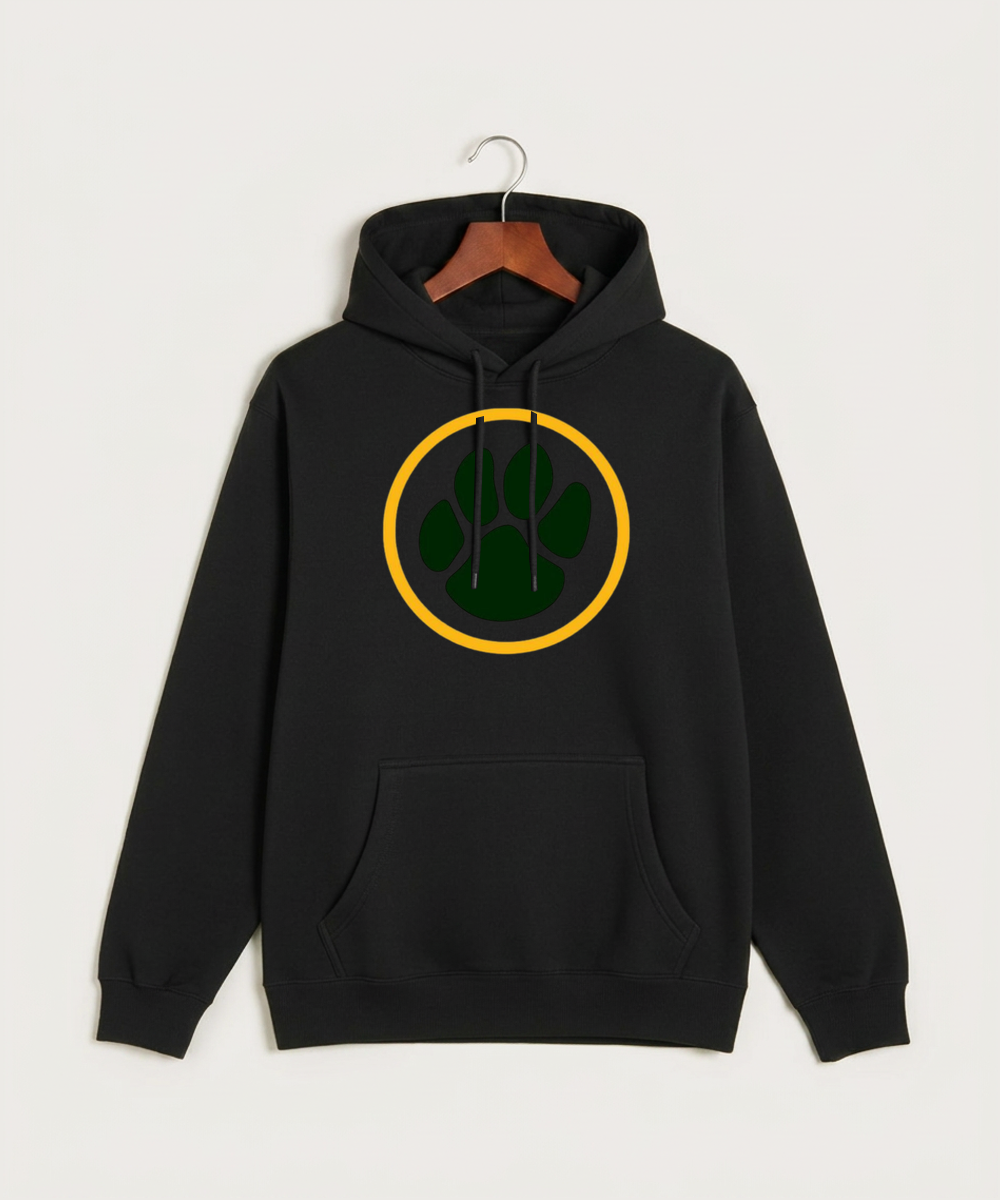 Ashwaubenon High School Football Team Store - Black Hoodie Value - Full Front