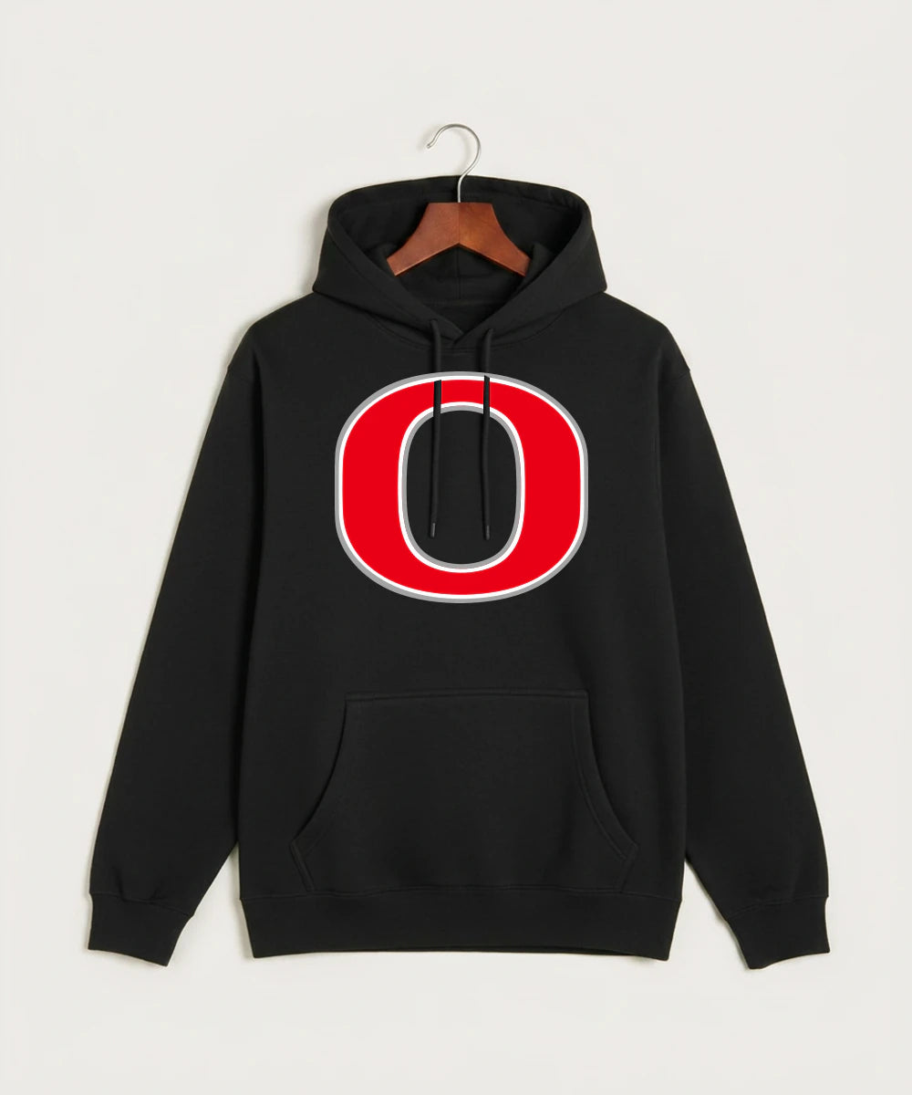 Osakis High School Athletics Coed - Black Hoodie Value - Full Front