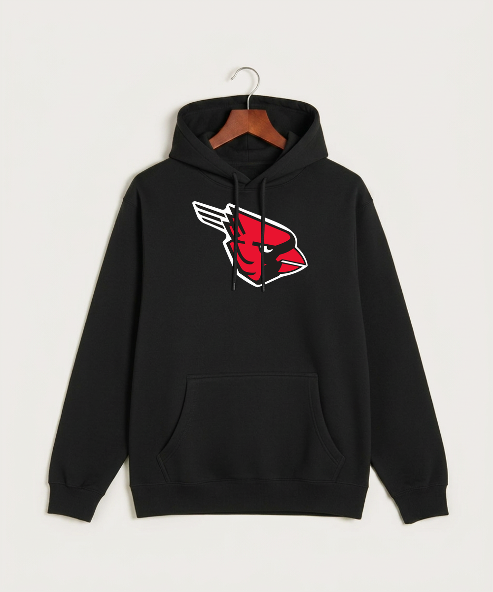 Forreston Athletics general - Black Hoodie Value - Full Front