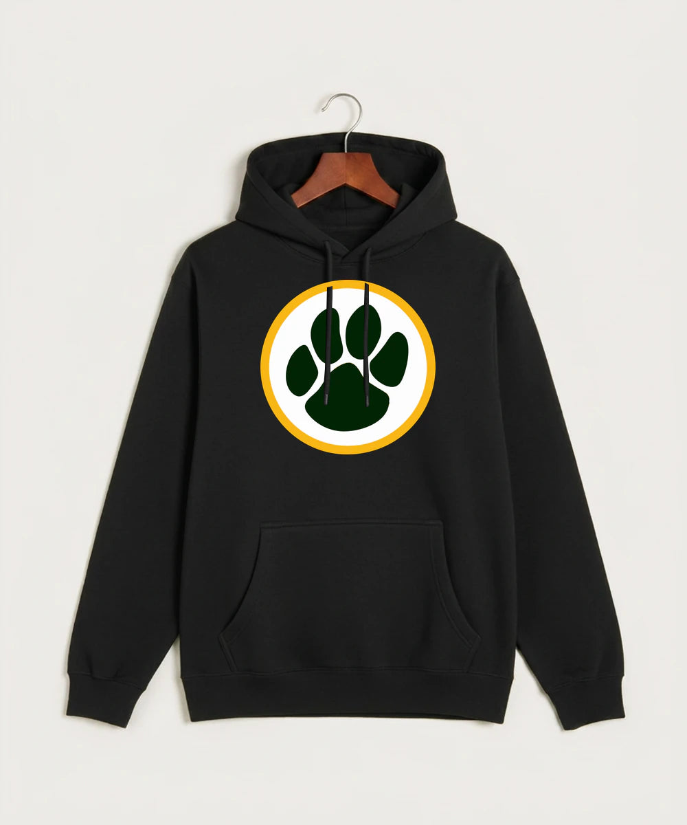 Ashwaubenon High School Football (Boys) - Black Hoodie Value - Full Front