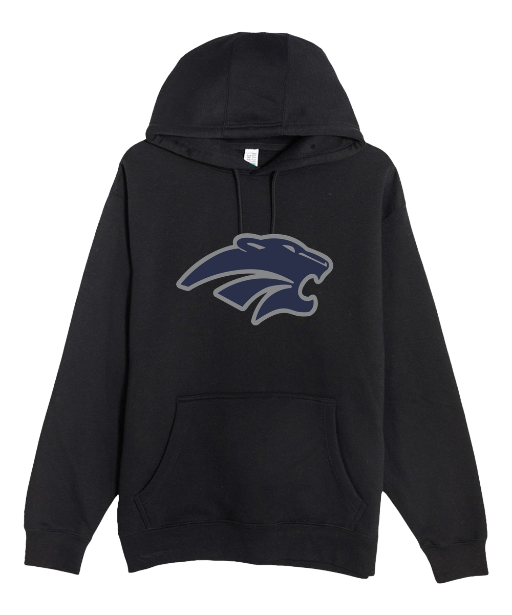 Zumbrota-Mazeppa Volleyball - Black Hoodie Value - Full Front