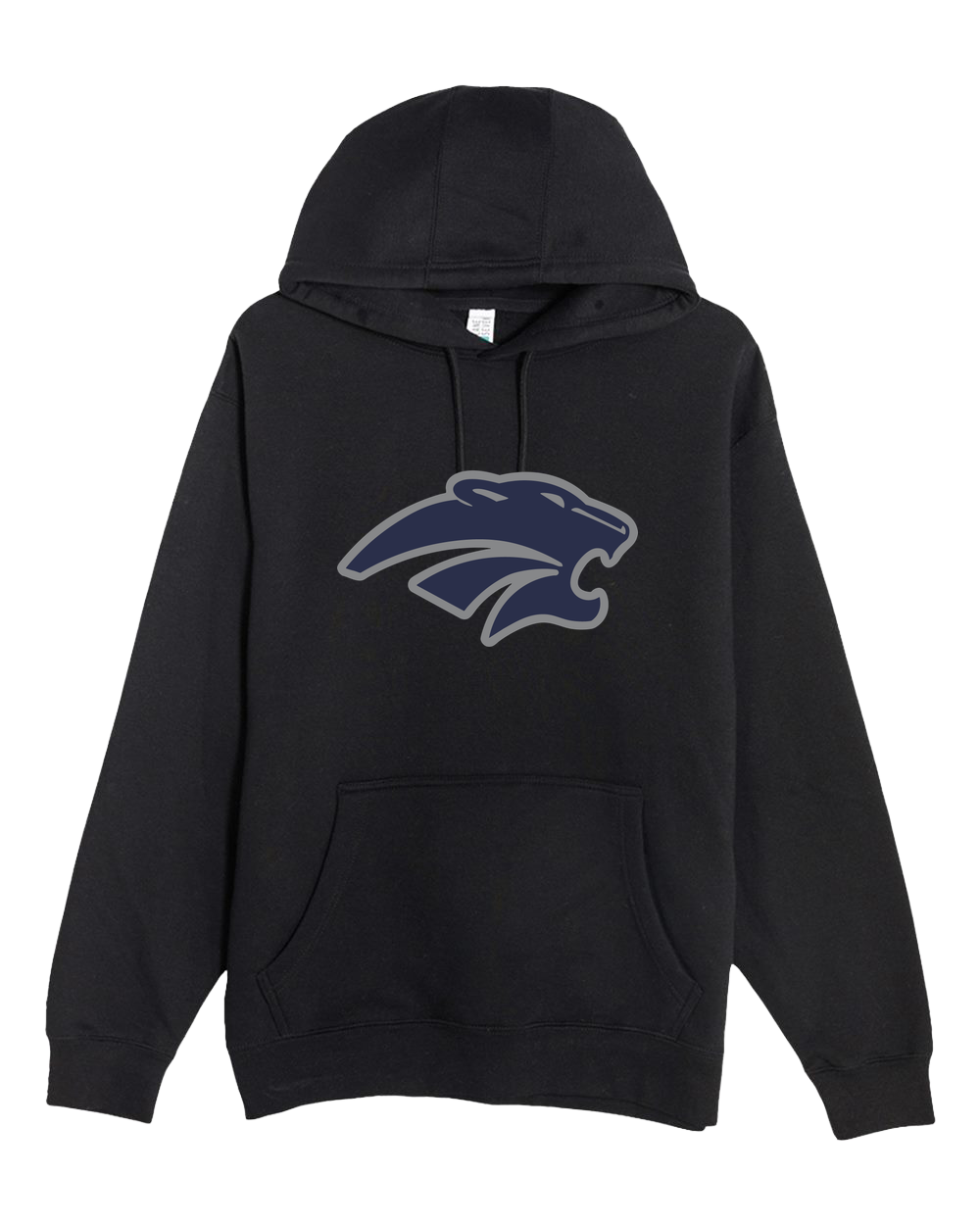 Zumbrota-Mazeppa Volleyball - Black Hoodie Value - Full Front
