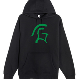 La Crescent-Hokah Football - Black Hoodie Value - Full Front