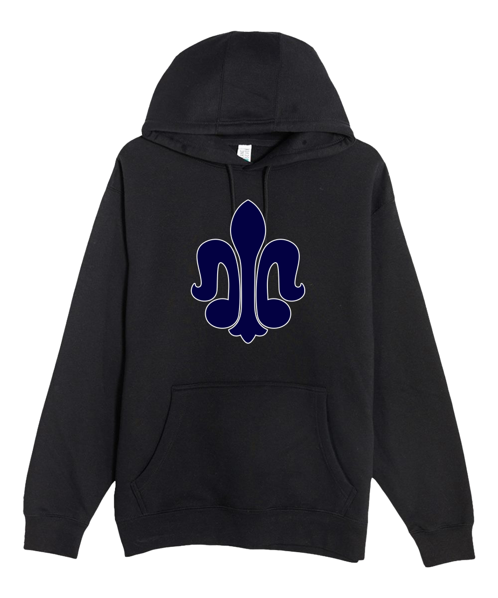 St. Peter Athletics - Black Hoodie Value - Full Front