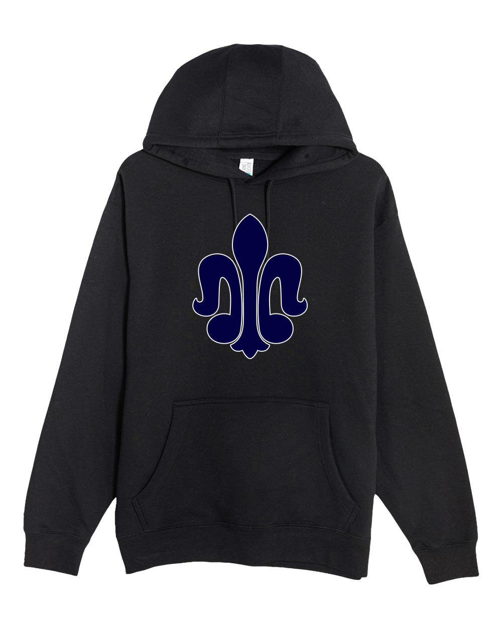 St. Peter Athletics - Black Hoodie Value - Full Front
