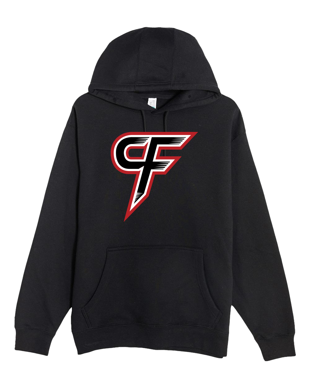 Cannon Falls Volleyball - Black Hoodie Value - Full Front