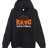 KVCC Volleyball - Black Hoodie Value - Full Front