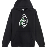 DC Everest Middle School Football — example store - Black Hoodie Value - Full Front