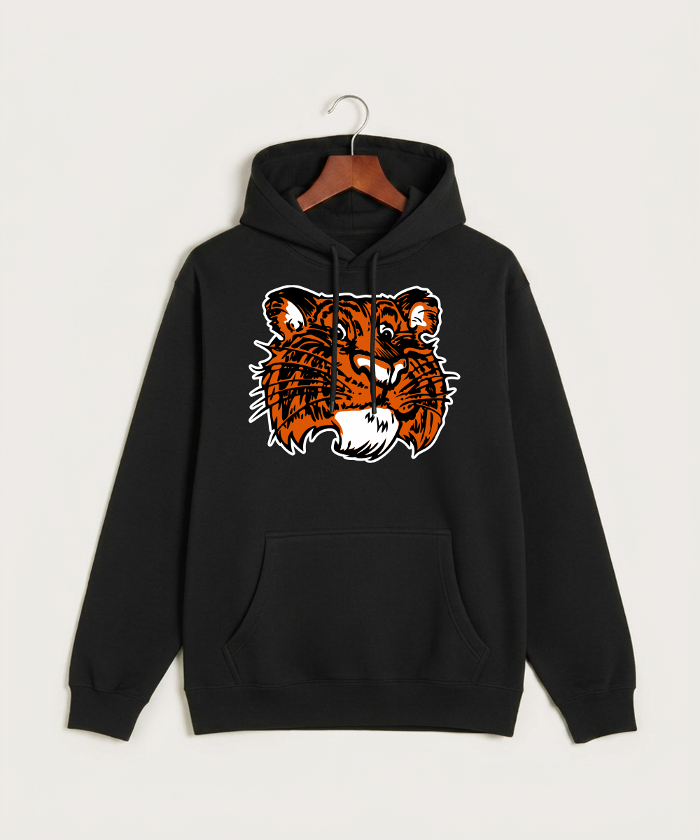 Browerville Public High School Athletics Coed - Black Hoodie Value - Full Front