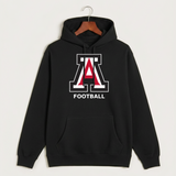 Amboy Football general - Black Hoodie Value - Full Front