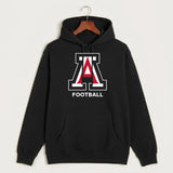 Amboy Football general - Black Hoodie Value - Full Front