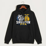 Shelton High School FFA general - Black Hoodie Value - Full Front