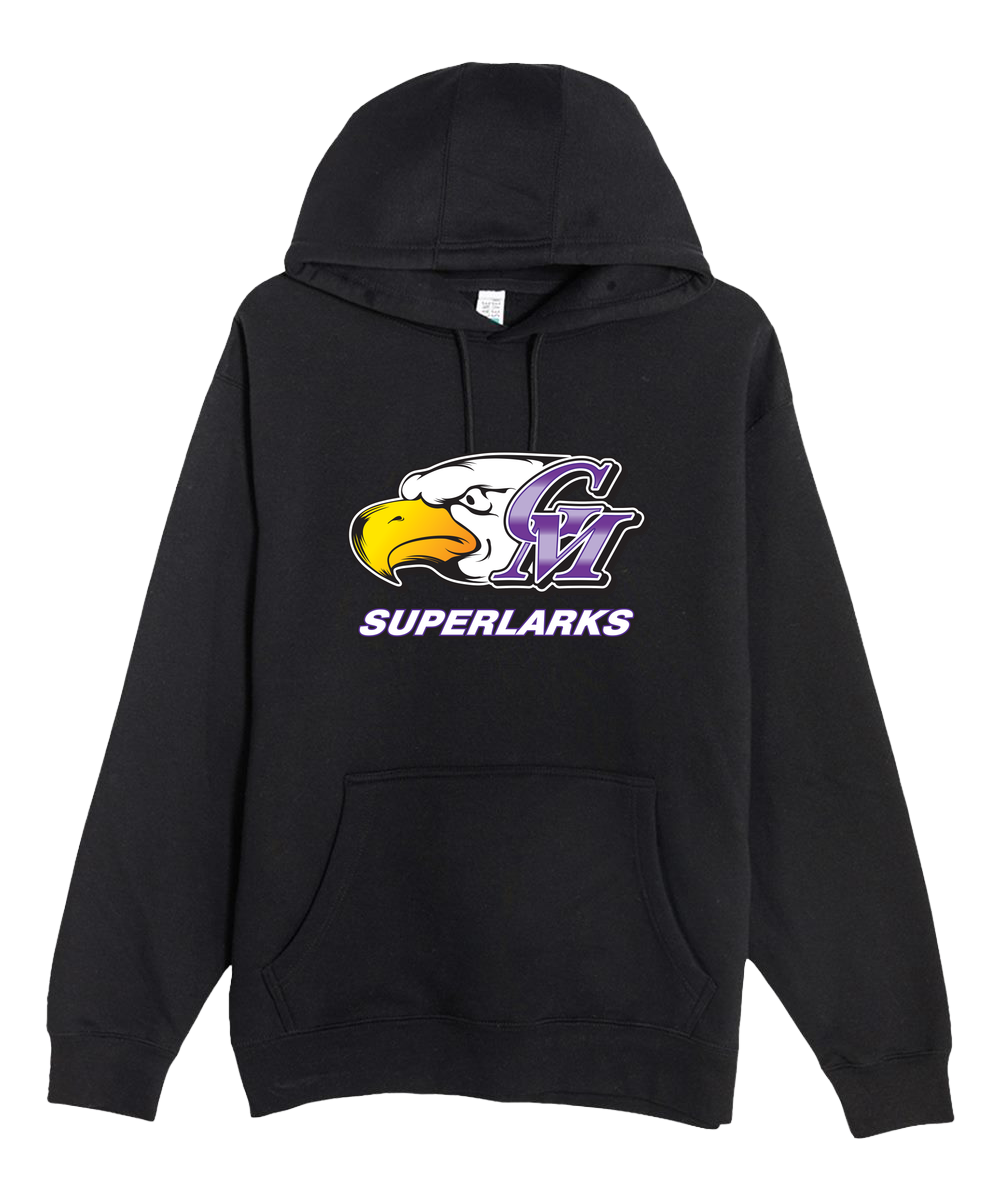 Grand Meadow Football - Black Hoodie Value - Full Front
