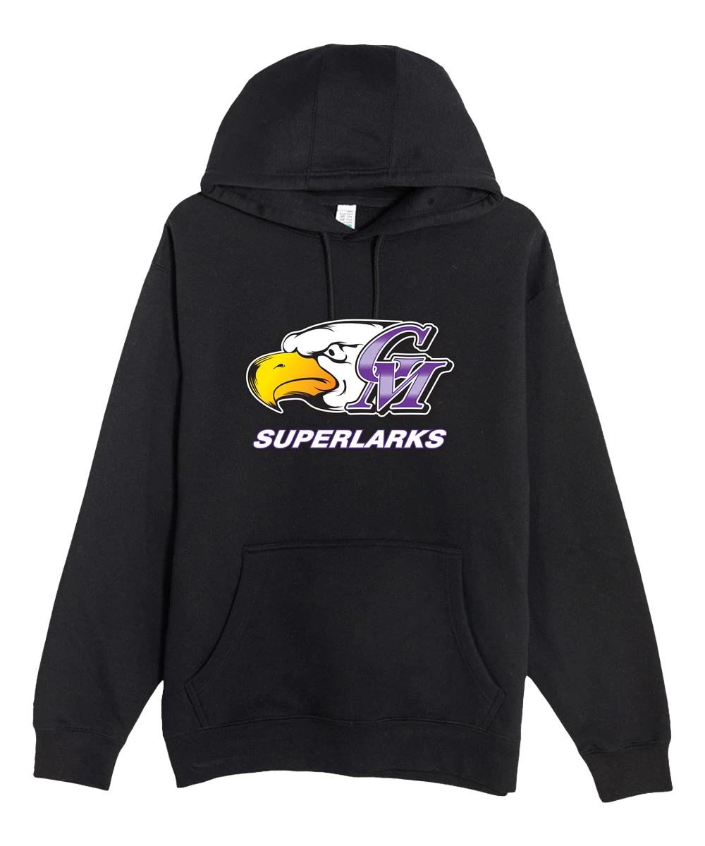 Grand Meadow Football - Black Hoodie Value - Full Front