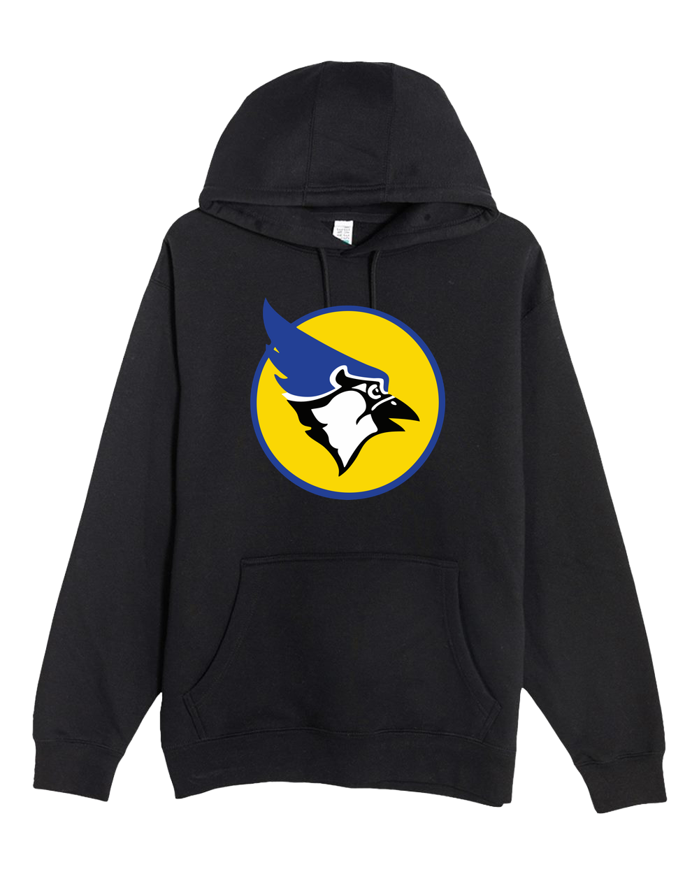 Waseca Football - Black Hoodie Value - Full Front