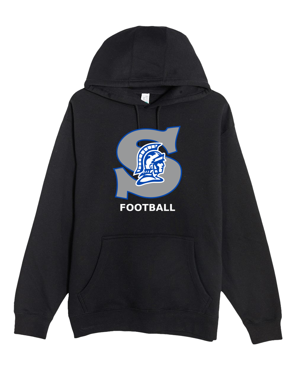 Southwest Football - Black Hoodie Value - Full Front